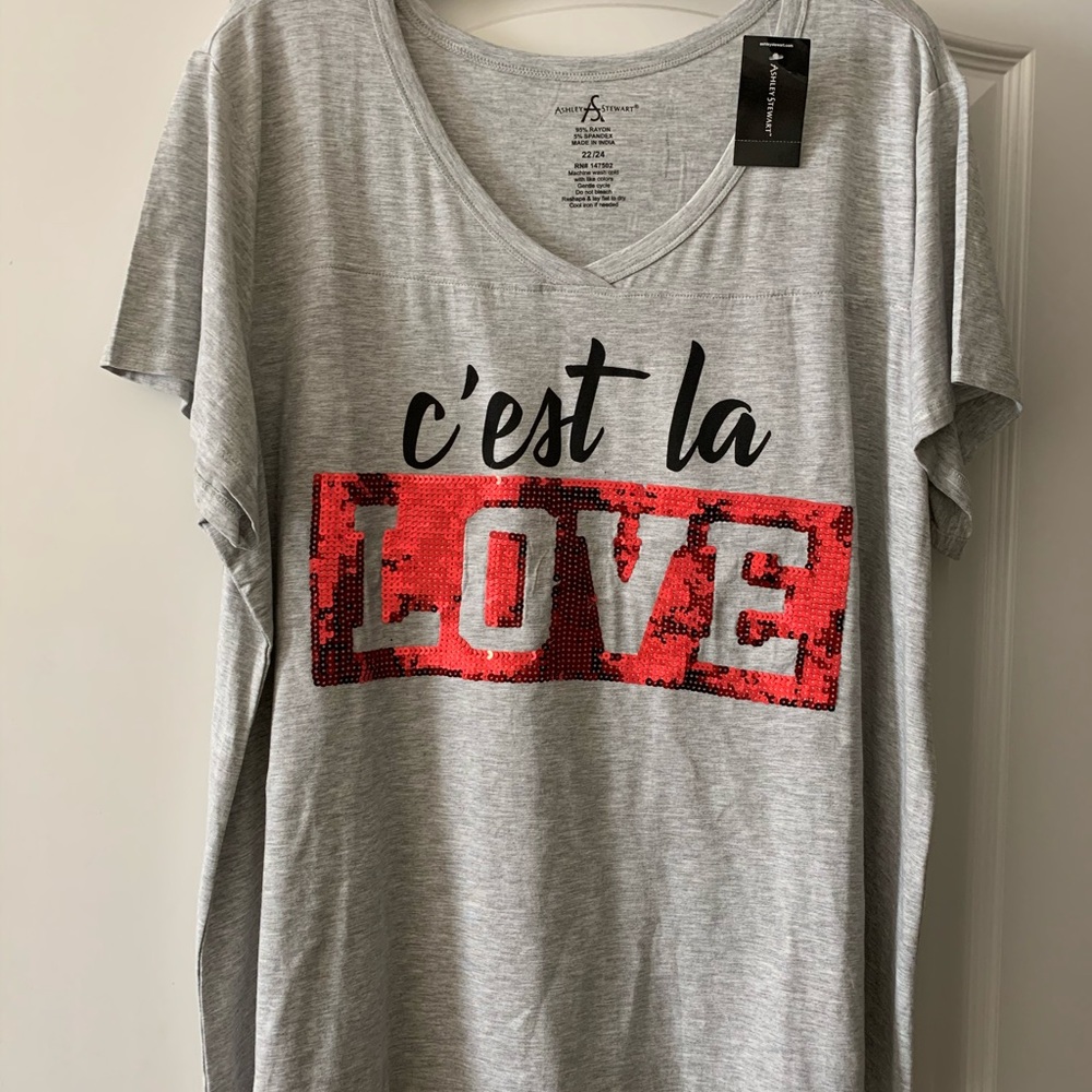 V-Neck Graphic Tee